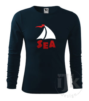 SEA – pánske tričko s dlhým rukávom