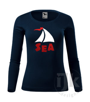 SEA – dámske tričko s dlhým rukávom
