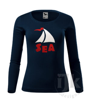 SEA – dámske tričko s dlhým rukávom