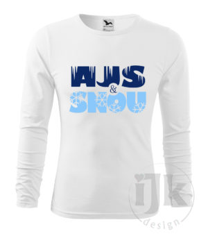 AJS & SNOU – pánske tričko s dlhým rukávom