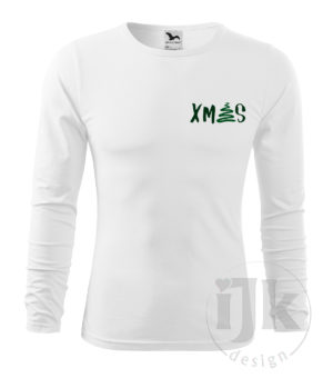 XMAS malé – pánske tričko s dlhým rukávom