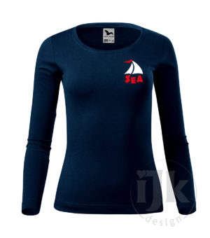 SEA malé – dámske tričko s dlhým rukávom