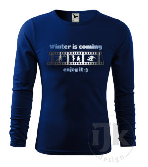 WINTER is coming – pánske tričko s dlhým rukávom