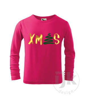 XMAS – detské tričko s dlhým rukávom